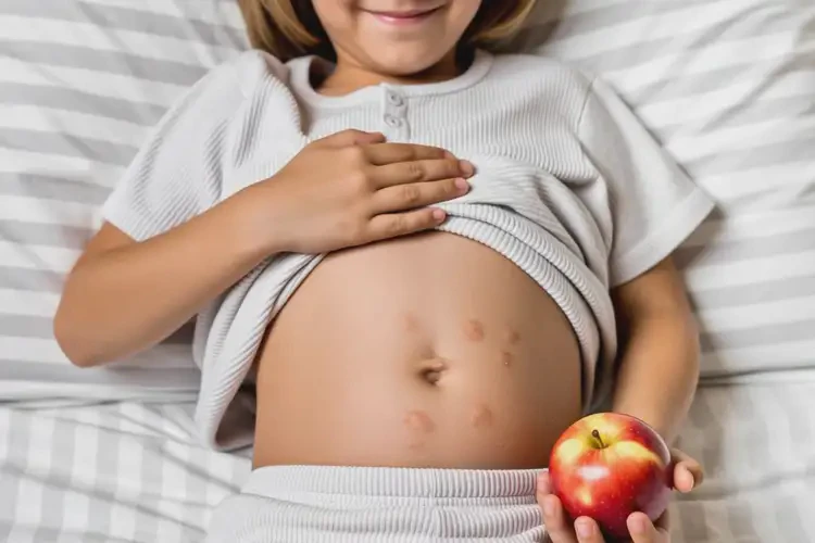 孩子肚子有濕疹能徹底自愈嗎(圖3)