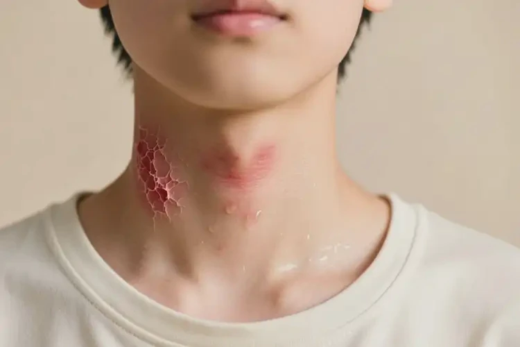 青少年脖子上偶爾長濕疹可以徹底自愈嗎(圖2)