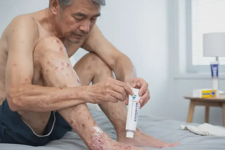 男性小腿上出現(xiàn)濕疹不管它會自己自愈嗎(圖3)