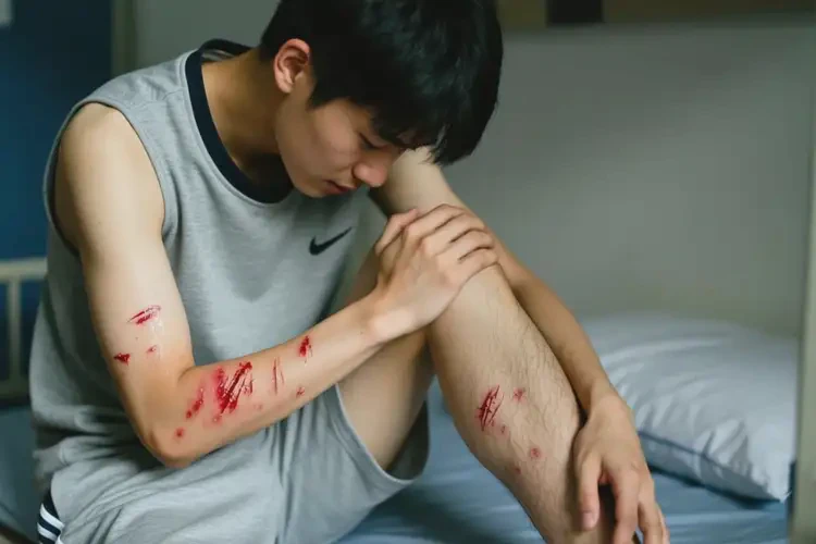 大學(xué)生四肢出濕疹不管它會(huì)自己自愈嗎(圖2)