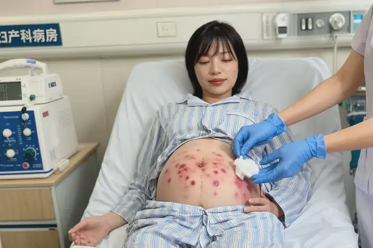 產(chǎn)婦肚子容易長濕疹不管它會自己好嗎(圖3)