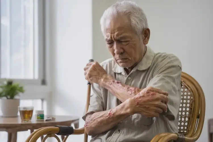 老人肛周出現(xiàn)濕疹不管它會自己痊愈嗎(圖4)