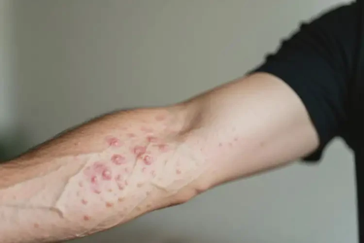 男人手臂容易長濕疹不管它會自己好嗎(圖3)