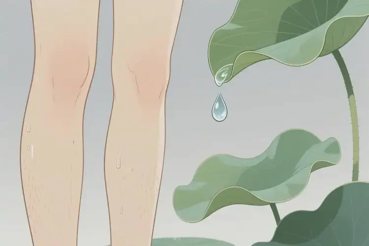 男生小腿上起濕疹不管它會(huì)自己痊愈嗎(圖2)