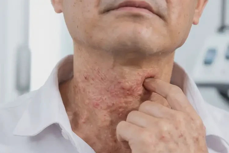 男性脖子上偶爾起濕疹不管它會(huì)自己好嗎(圖4)