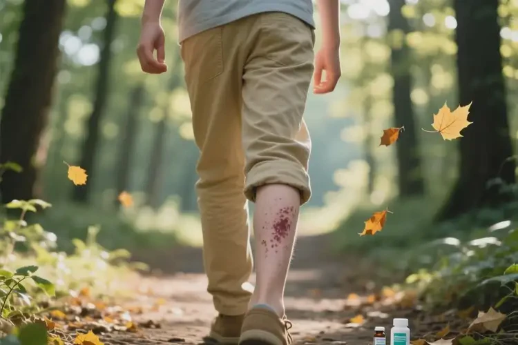 青少年大腿上偶爾長濕疹可不可以徹底自愈(圖1)