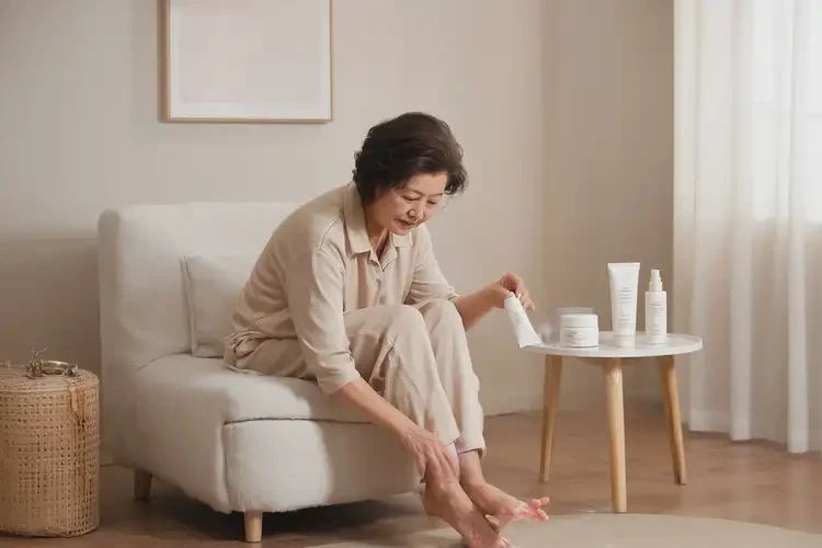 女性脚上出湿疹能够彻底治愈吗(图1)