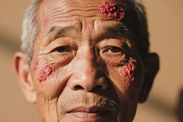 高齡老人臉上經(jīng)常長濕疹可以徹底自愈嗎(圖2)