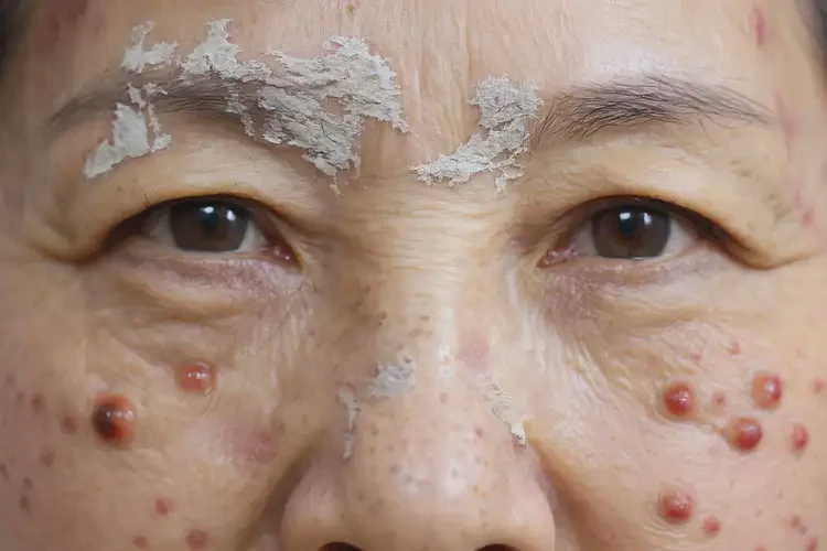 男生面部出湿疹能靠自己自愈吗(图4)