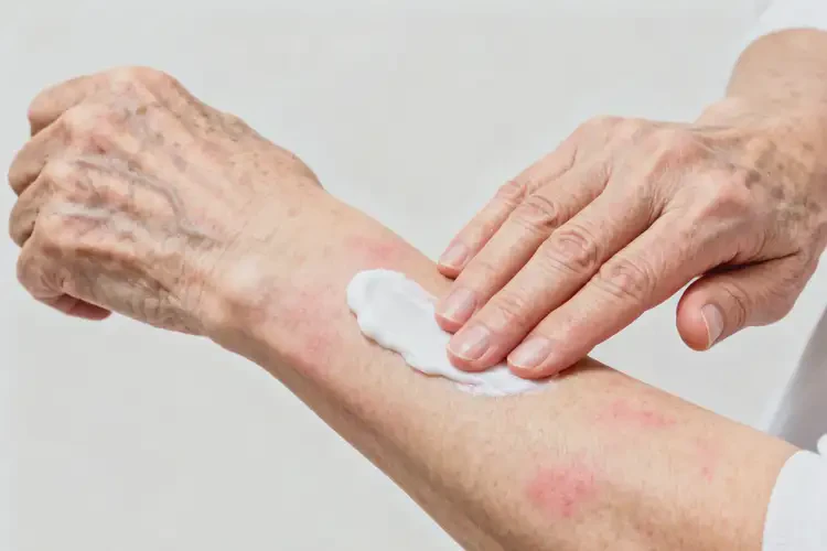 高齡老人手臂上容易長濕疹能徹底自愈嗎(圖2)