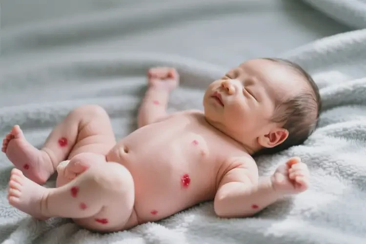 新生兒四肢容易起濕疹不管它會(huì)自己好嗎(圖3)