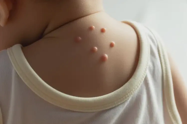 小兒身上偶爾長濕疹不管它會自己自愈嗎(圖1)