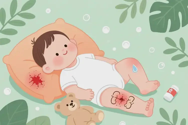 幼兒小腿上容易起濕疹不管它會自己痊愈嗎(圖1)