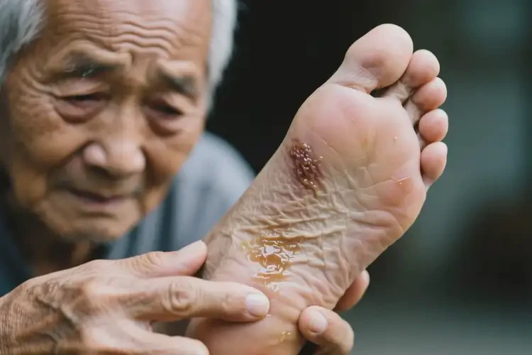 老人腳上容易長濕疹不管它會(huì)自己自愈嗎(圖3)