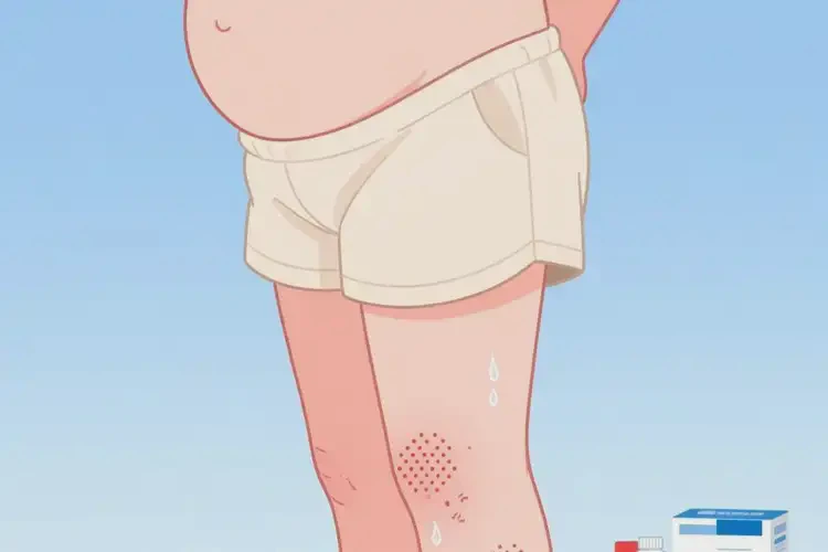 孕婦小腿偶爾長(zhǎng)濕疹不管它會(huì)自己好嗎(圖1)