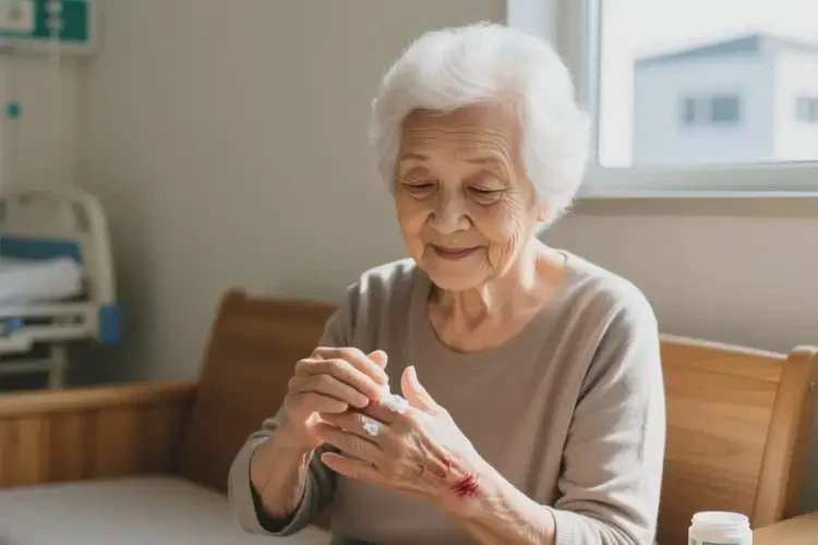 老年人身上出現(xiàn)濕疹可以徹底自愈嗎(圖4)