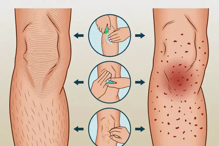 女人小腿上容易起濕疹能夠徹底治愈嗎(圖3)