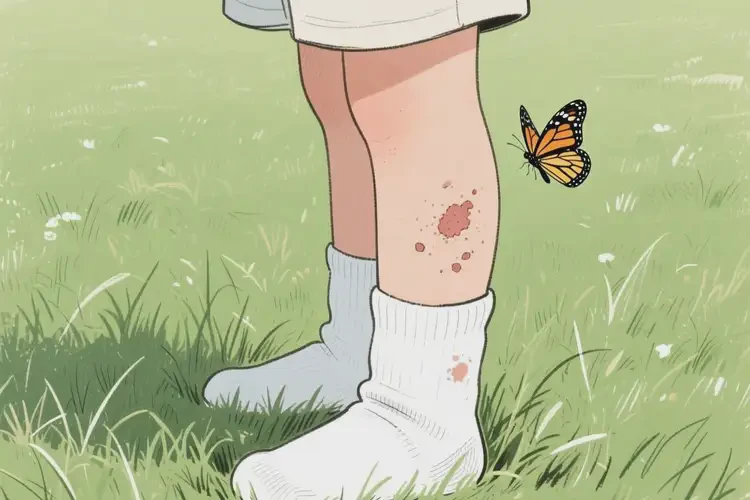 幼兒小腿上偶爾起濕疹能徹底自愈嗎(圖1)