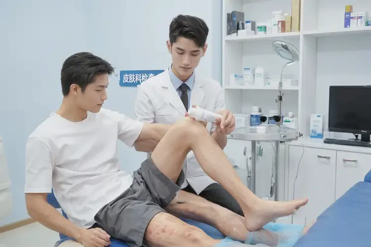 青年人小腿上起濕疹不管它會(huì)自己好嗎(圖3)