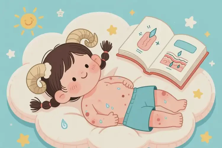 少兒肚子起濕疹能徹底自愈嗎(圖3)