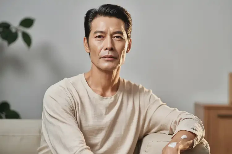 男人手臂上起濕疹能徹底自愈嗎(圖1)