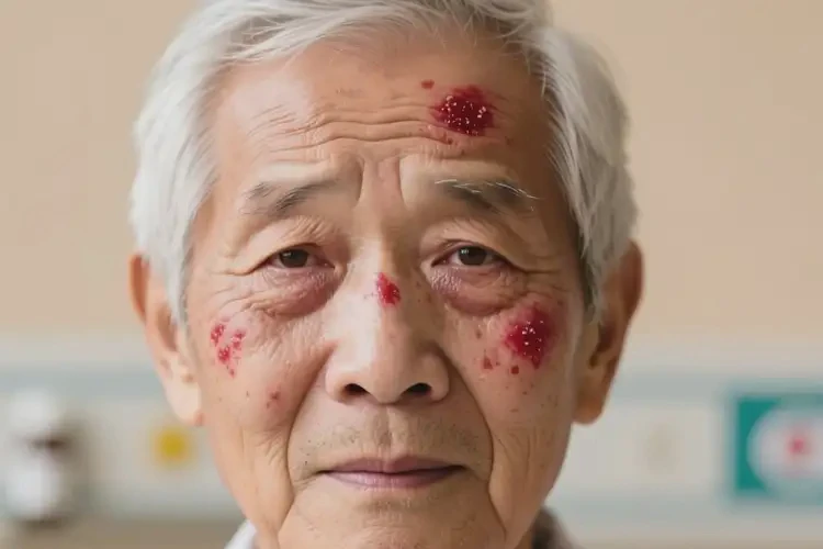 老人面部出現(xiàn)濕疹不管它會(huì)自己好嗎(圖3)