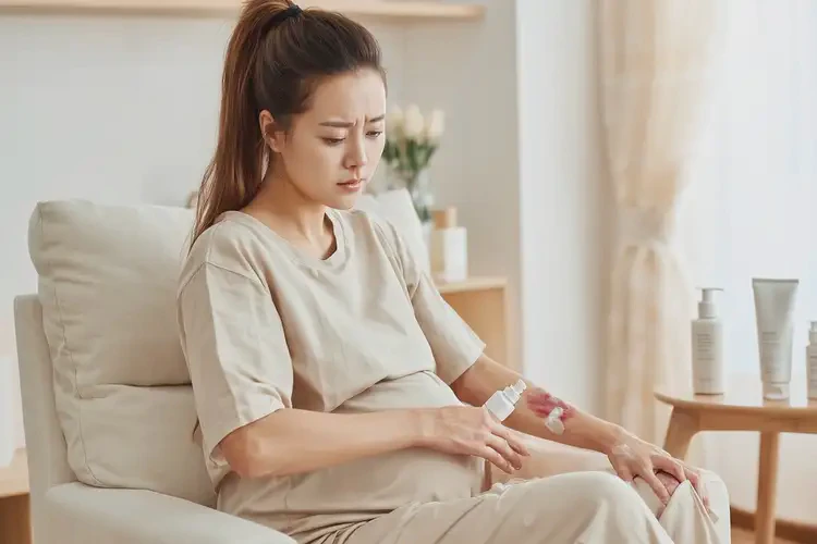 孕婦屁股出現(xiàn)濕疹不管它會自己痊愈嗎(圖2)