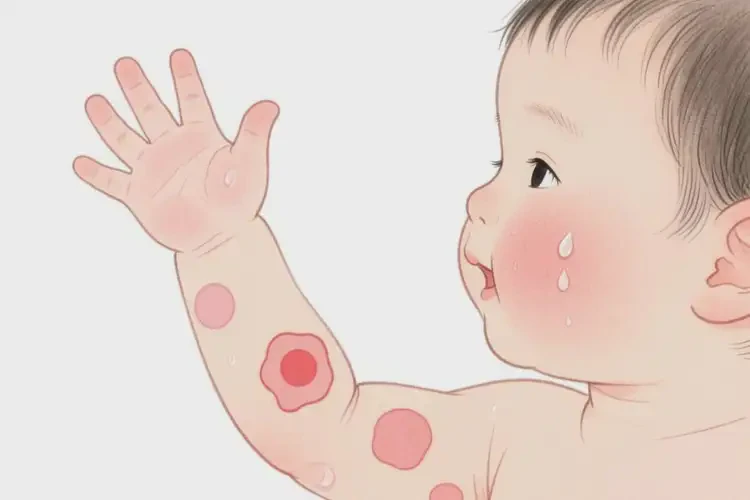 幼兒手臂偶爾起濕疹能靠自己自愈嗎(圖3)
