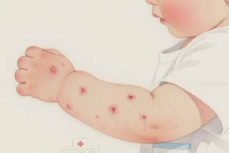 幼兒手臂上偶爾長濕疹不管它會自己痊愈嗎(圖2)