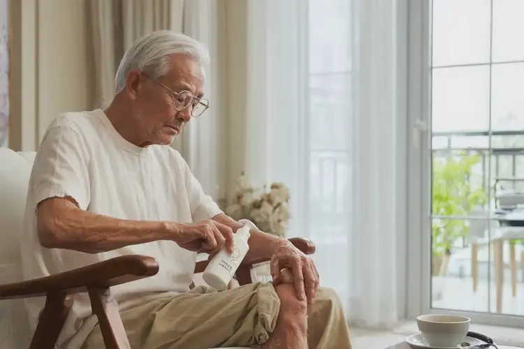 老年人大腿容易长湿疹能彻底自愈吗(图3)