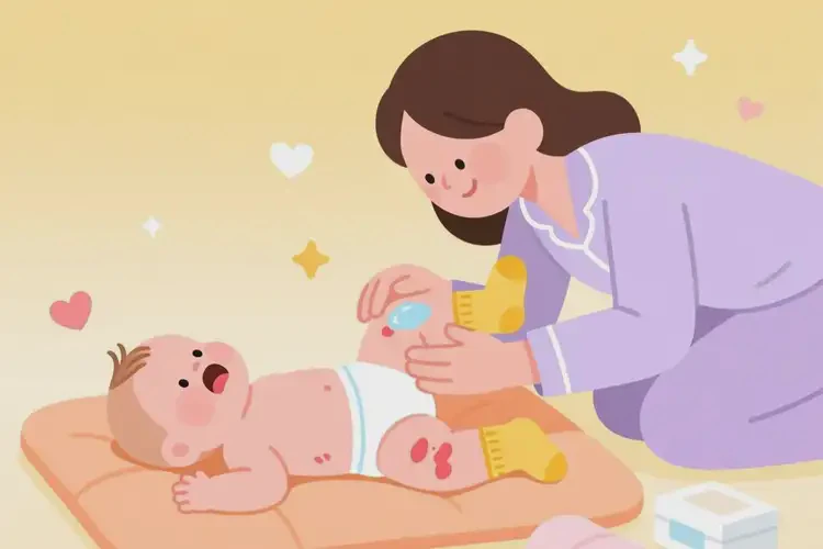 嬰幼兒大腿容易起濕疹不管它會自己好嗎(圖1)