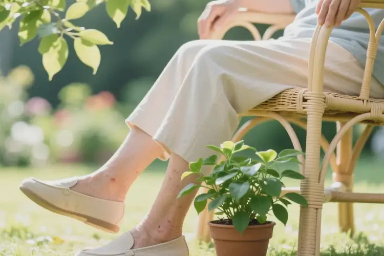 老年人腳上偶爾起濕疹能夠徹底治愈嗎(圖2)