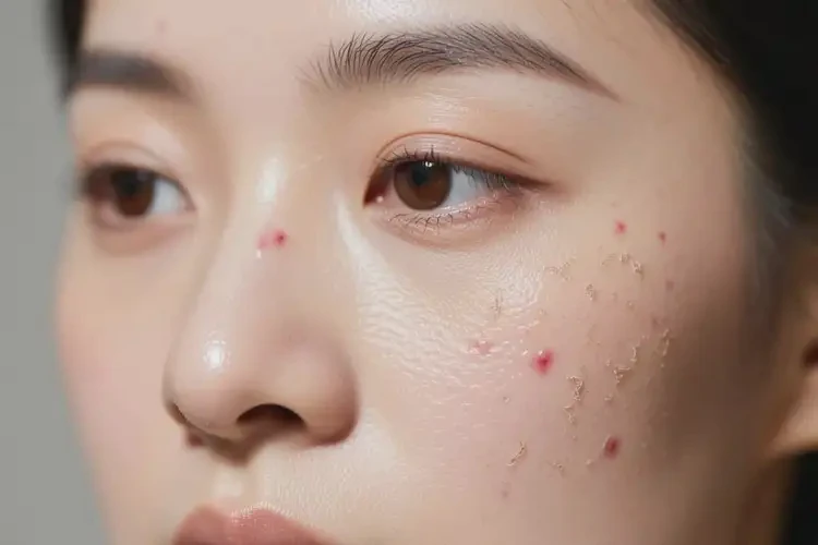 女性臉上長(zhǎng)濕疹可以徹底自愈嗎(圖1)