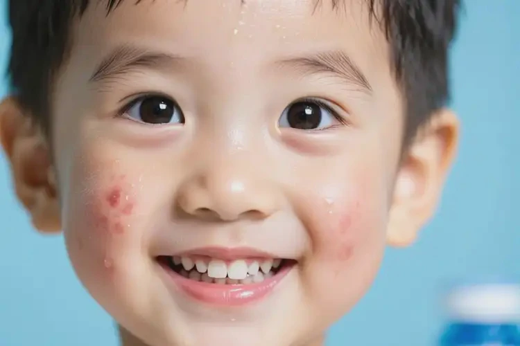 小孩臉上有濕疹能靠自己自愈嗎(圖2)