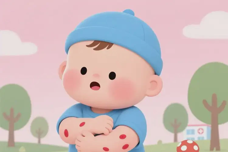 寶寶身上偶爾長濕疹不管它會自己好嗎(圖1)