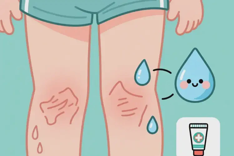 小孩大腿容易長濕疹能夠徹底治愈嗎(圖3)