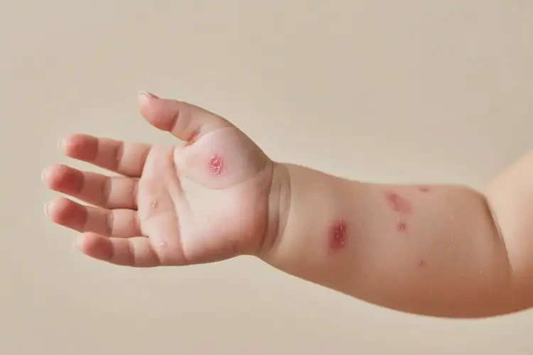 幼兒手臂上長濕疹能靠自己自愈嗎(圖3)