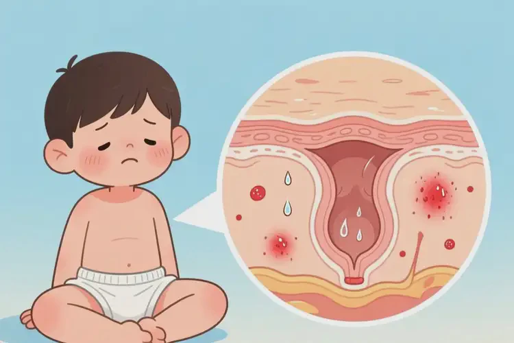 小学生肛周容易长湿疹不管它会自己痊愈吗(图4)