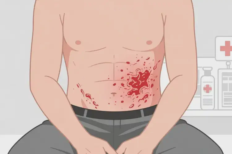 男人肚子上經(jīng)常長濕疹不管它會自己自愈嗎(圖3)