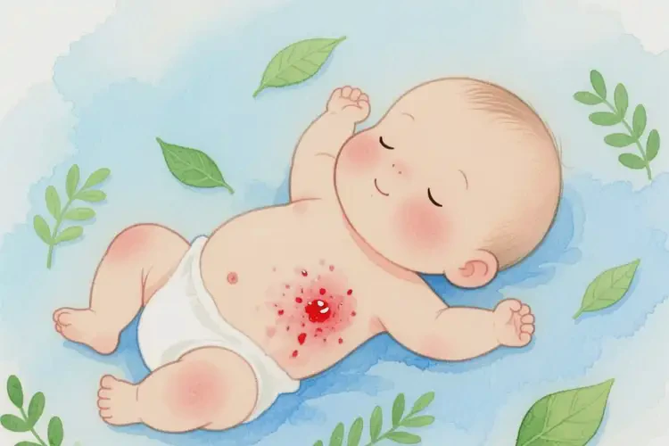婴儿肚子出湿疹不管它会自己自愈吗(图4)