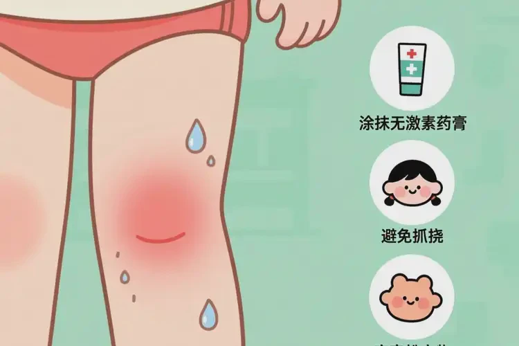 兒童大腿上容易起濕疹能夠徹底治愈嗎(圖1)