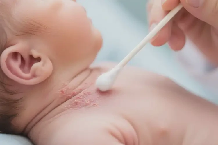 新生兒脖子經(jīng)常長濕疹可以徹底自愈嗎(圖3)