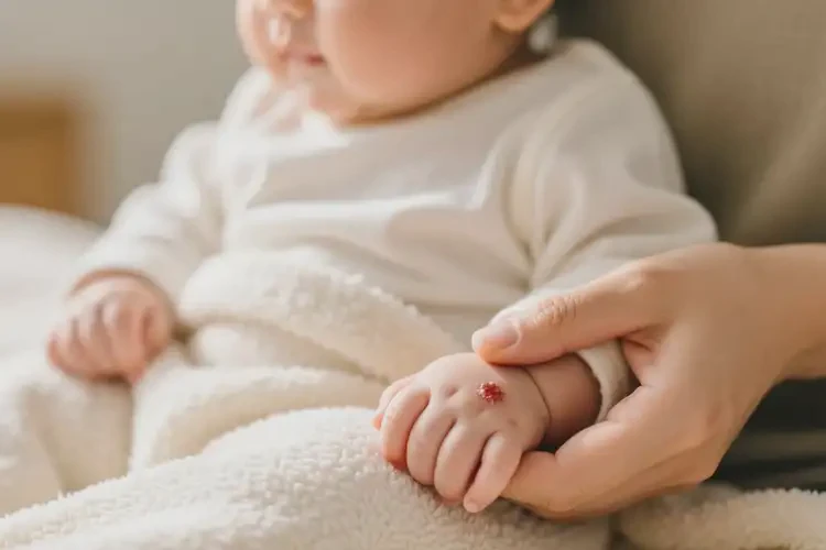 嬰幼兒手上容易起濕疹不管它會(huì)自己好嗎(圖3)