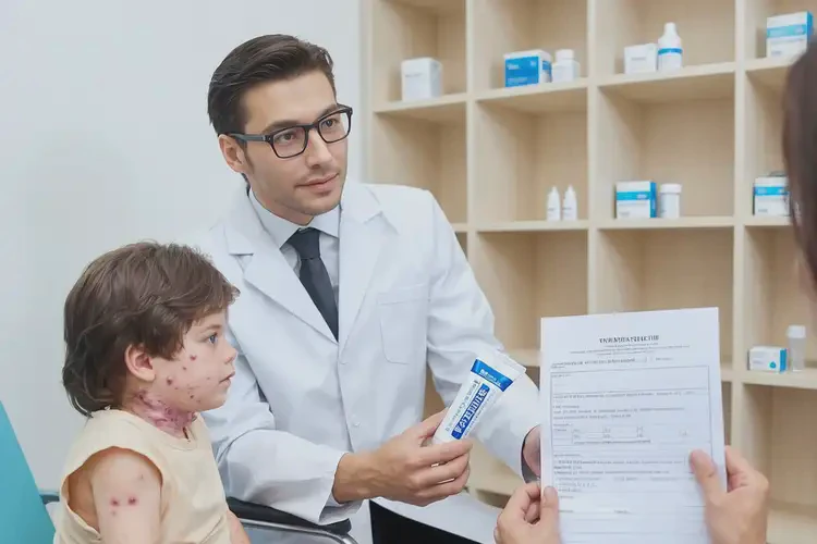 孩子脖子上容易起濕疹不管它會自己好嗎(圖1)