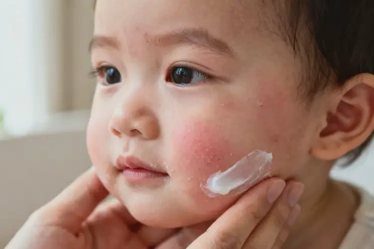 少兒臉上出濕疹可不可以徹底自愈(圖3)