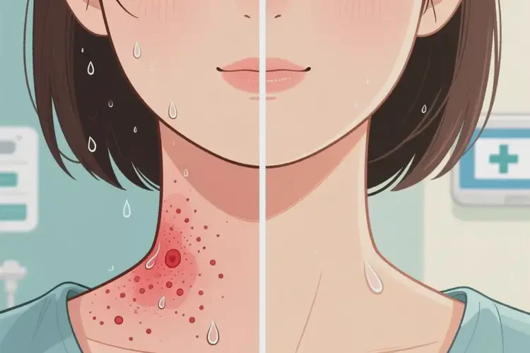 女生脖子上容易起濕疹可不可以徹底自愈(圖4)