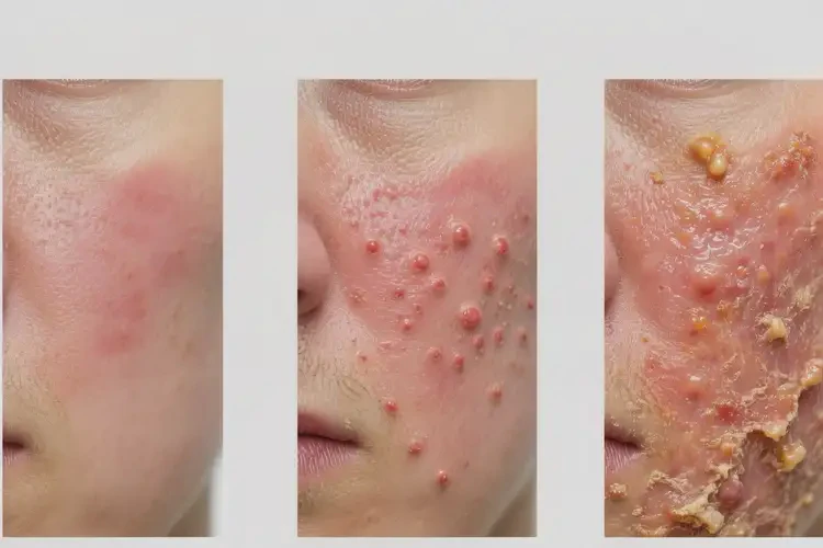 女人臉上出現(xiàn)濕疹不管它會(huì)自己痊愈嗎(圖3)