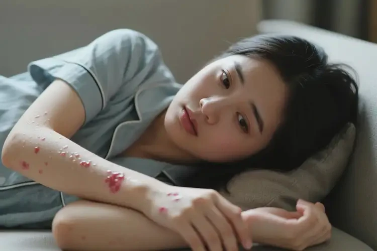 女生身上長濕疹不管它會自己痊愈嗎(圖2)