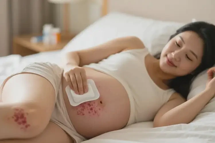 孕婦大腿上偶爾起濕疹可以徹底自愈嗎(圖1)