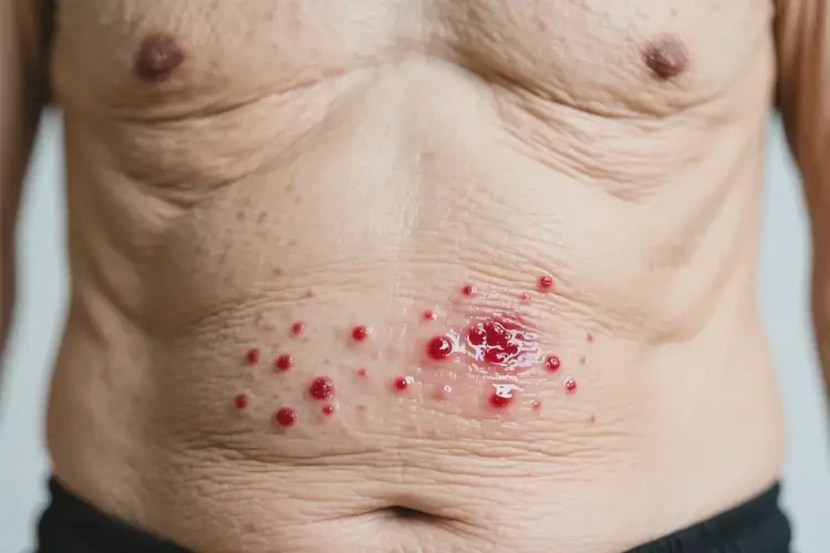 老人肚子上长湿疹能够彻底治愈吗(图4)